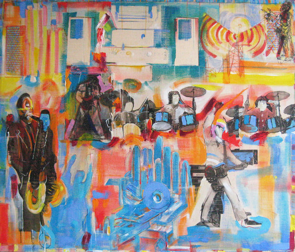 Blues Projekt, Nigel Packham Galerie Shop Gemälde Grafik Kunst Hannover Acrylmalerei Malerei Bilder Acryl